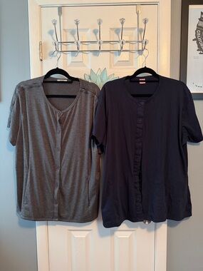 Set of 2 Button-Up Mastectomy Shirts